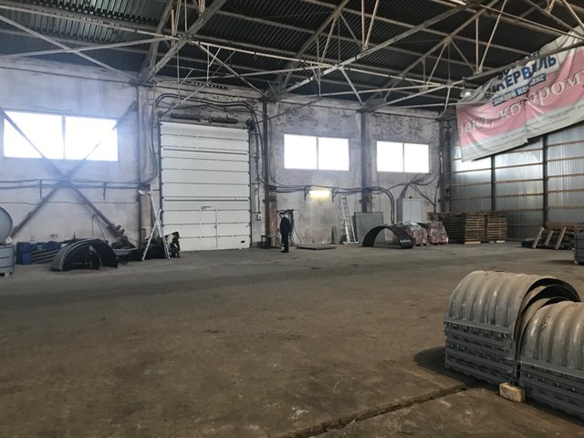 Аренда неотапливаемого помещения под склад-производство 1300 кв м