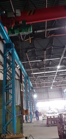 Аренда теплого производственно-складского помещения 2600 кв.м с кран-балкой на 10 тонн., близость КАД