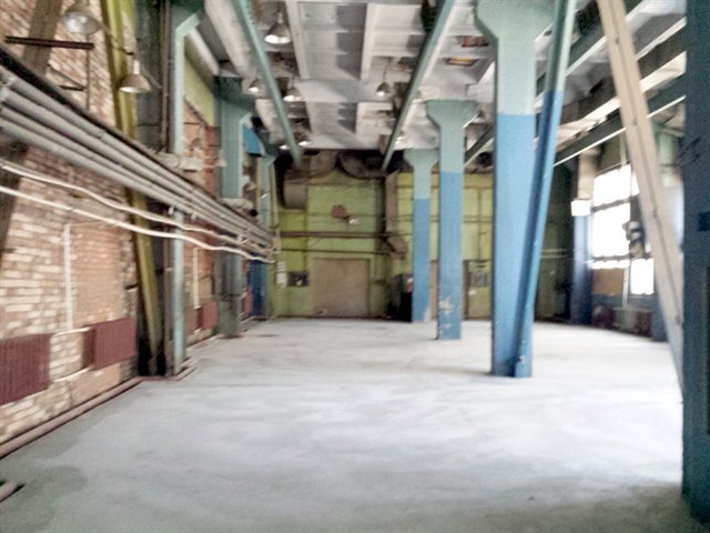 Отапливаемое помещение под склад, производство с кран-балками - 455 м2