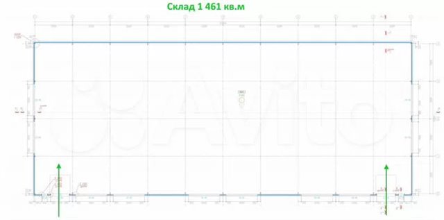 Аренда теплого сухого склада от 400 м² до 1461 м²