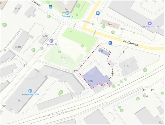 Аренда производственно-складского комплекса 1067 м² с земельным участком в городе