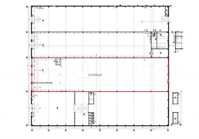 Аренда производственного помещения 2390 м² с кран-балками 2,5 - 10 т