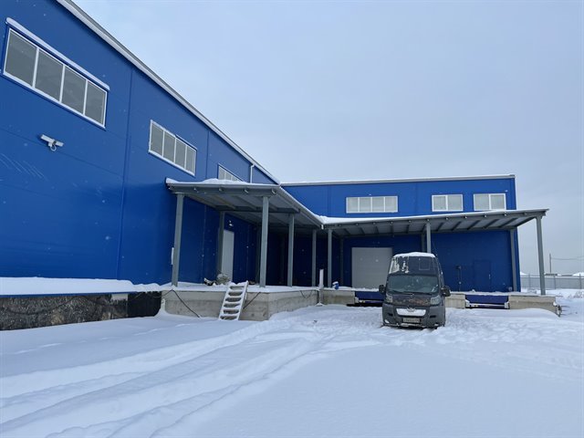 Аренда части нового склада 600 м² c пандусом