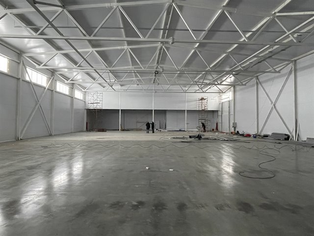 Аренда части нового склада 600 м² c пандусом