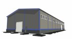 Продажа нового отапливаемого ангара 800 м² с кран-балкой на 5 т