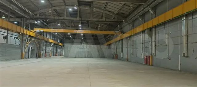 Аренда отапливаемого производственно-складского помещения 2390 м² с кран-балками