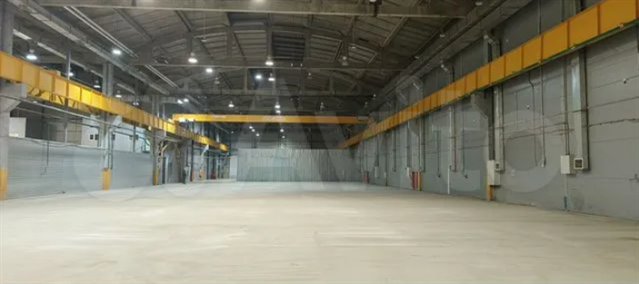 Аренда отапливаемого производственно-складского помещения 2390 м² с кран-балками