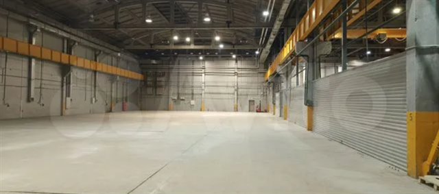 Аренда отапливаемого производственно-складского помещения 2390 м² с кран-балками