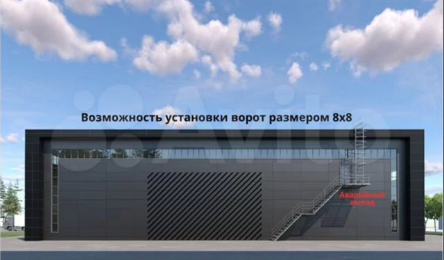 Аренда ангара под склад-производство на земельном участке 23 сотки