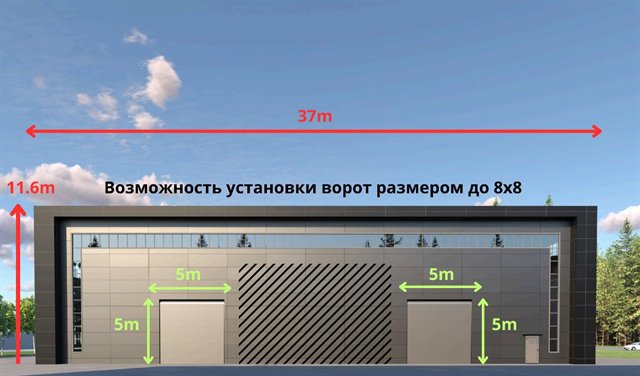 Продажа отапливаемого производственного склада 1095 кв.м. с участком 23,35 соток по Новоприозерскому шоссе
