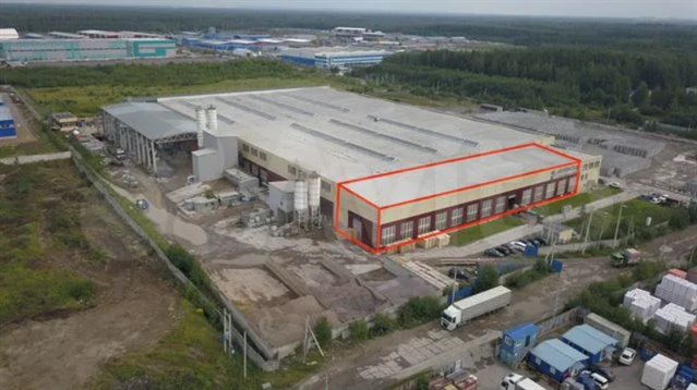 Аренда помещения под склад-произодство 1512 м² с кран-балкой на 10 т