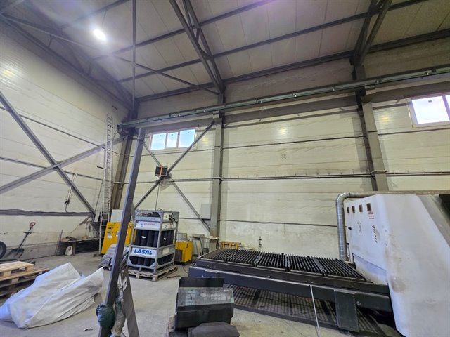 Аренда отапливаемого цеха 1000 кв м с кран-балкой на 5 тонн