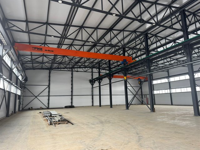 Аренда производственно-складского комплекса от 1500 до 4500 м² с шестью кран-балками на 5 т