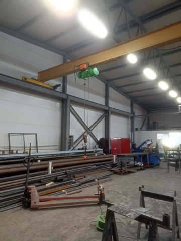 Аренда отапливаемого помещения под склад-производство от 1400 м² до 2800 м²  с кран-балкой на 5 т