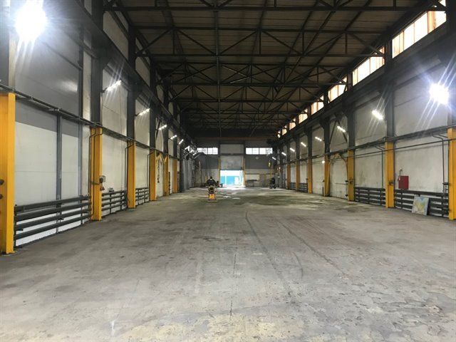 Аренда производственного цеха 1292 м² с двумя кран-балками на 5 т