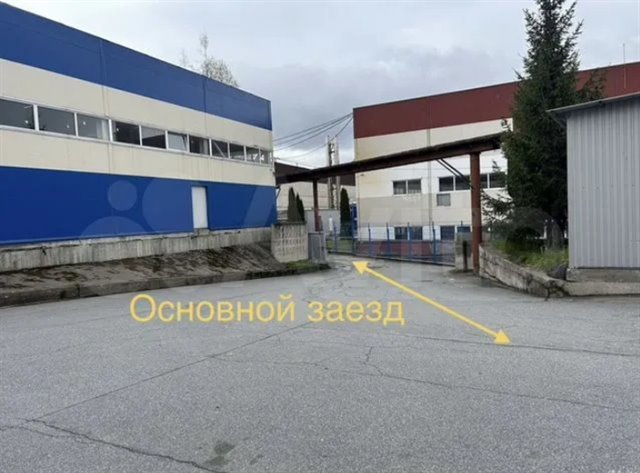 Аренда помещения 1600 м² под склад-производство с офисом