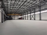 Аренда отапливаемого производственного помещения 1500 м² c кран-балкой на 10 т
