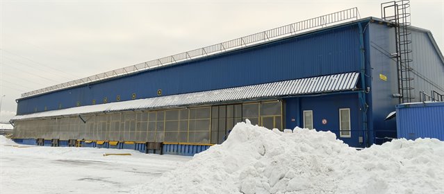 Аренда отапливаемого склада с пандусом 1660 м² в центре города