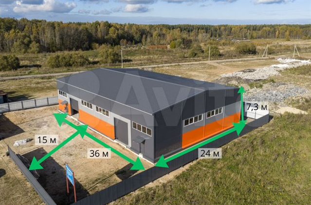 Аренда части помещения 475 м² под склад-производство с кран-балкой 3,2 т