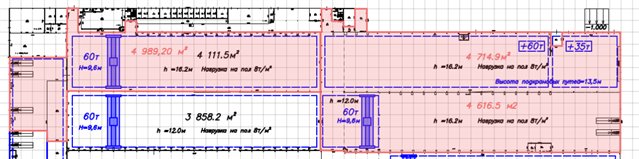 Аренда производственных помещений с кран-балками от 4 100 м² до 14 500 м²