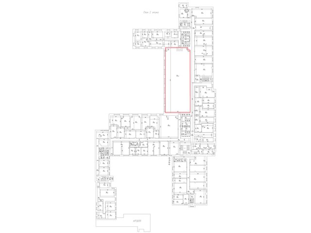 Офисное помещение ("open space") 494 м2