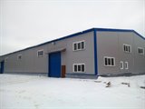 Отапливаемый ангар под склад-производство 1000 кв.м. с офисом 80 кв.м.